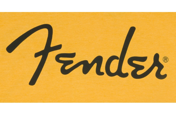 Tricou Fender Spaghetti Logo T-Shirt Butterscotch Blonde S