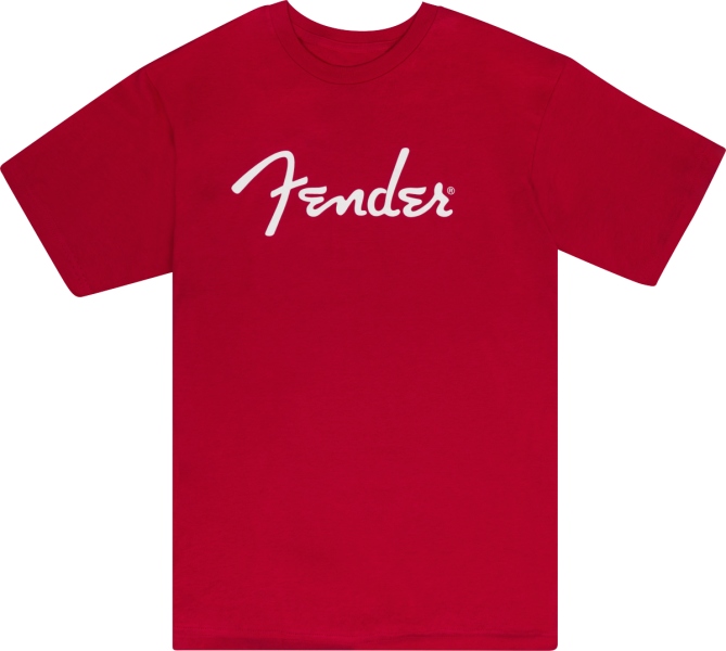 Fender Spaghetti Logo T-Shirt Dakota Red M