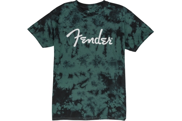 Fender Spaghetti Logo Tie-Dye T-Shirt Blue M