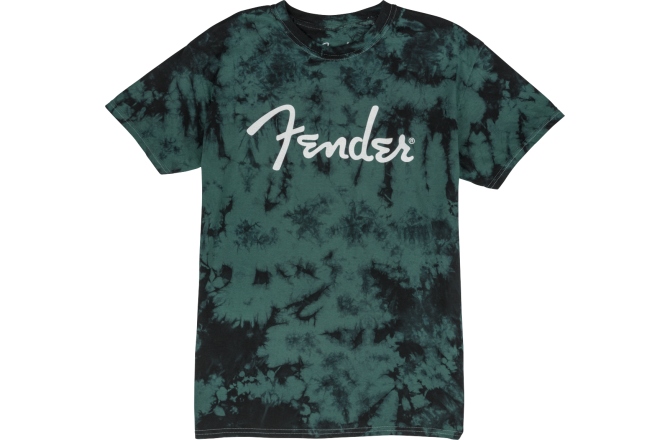 Tricou Fender Spaghetti Logo Tie-Dye T-Shirt Blue S