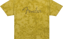 Tricou Fender Spaghetti Logo Tie-Dye T-Shirt Mustard XL