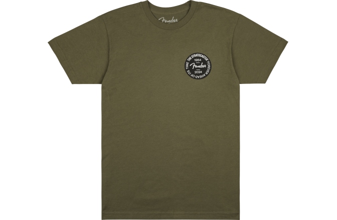 Tricou Fender Stratocaster 70th Anniversary Badge Tee Olive M