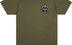 Tricou Fender Stratocaster™ 70th Anniversary Badge Tee Olive XL