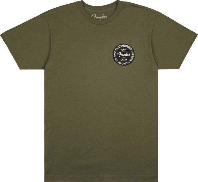 Fender Stratocaster™ 70th Anniversary Badge Tee Olive XL