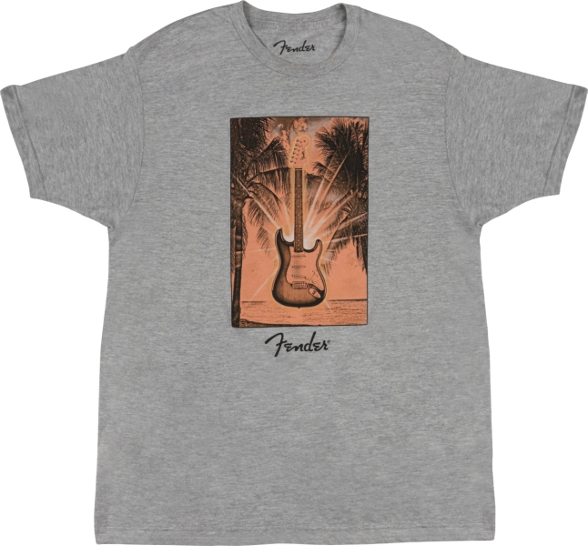 Fender Surf Tee Gray Heather S