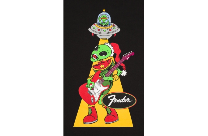 Tricou Fender Ugly Christmas Tee Alien Blk S