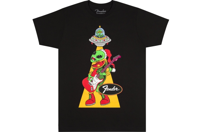 Tricou Fender Ugly Christmas Tee Alien Blk XL