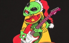 Tricou Fender Ugly Christmas Tee Alien Blk XL