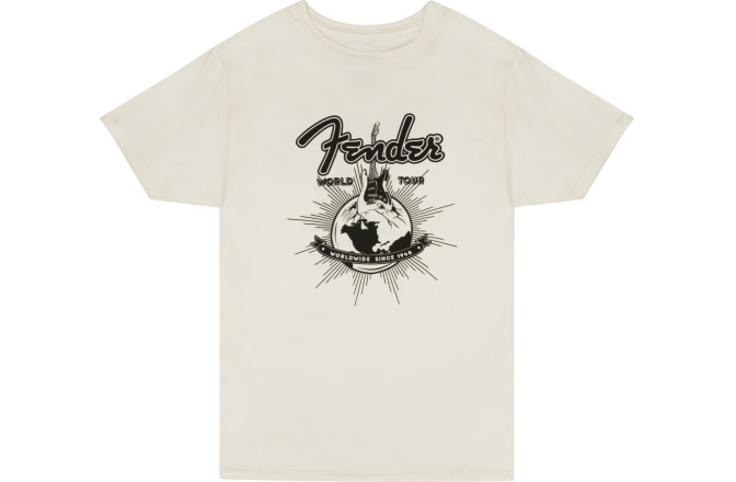 Tricou Fender World Tour Vintage White M