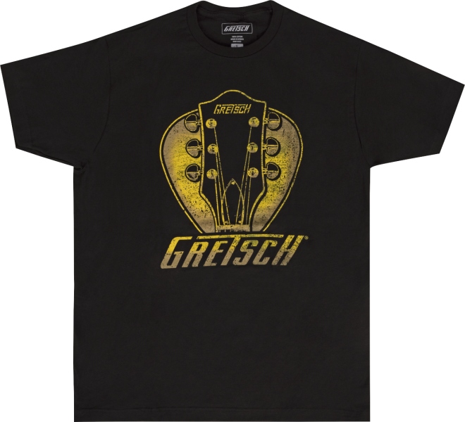 Gretsch Guitars Headstock Pick T-Shirt Black XXL