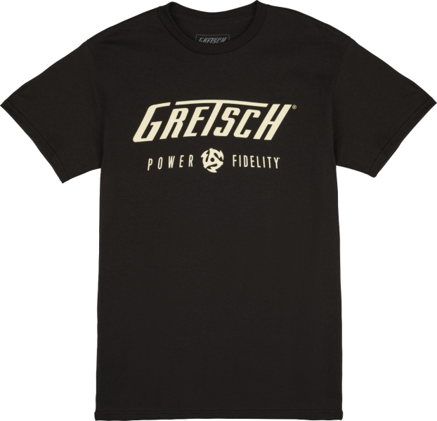 Gretsch Guitars Power & Fidelity™ Logo T-Shirt Black L