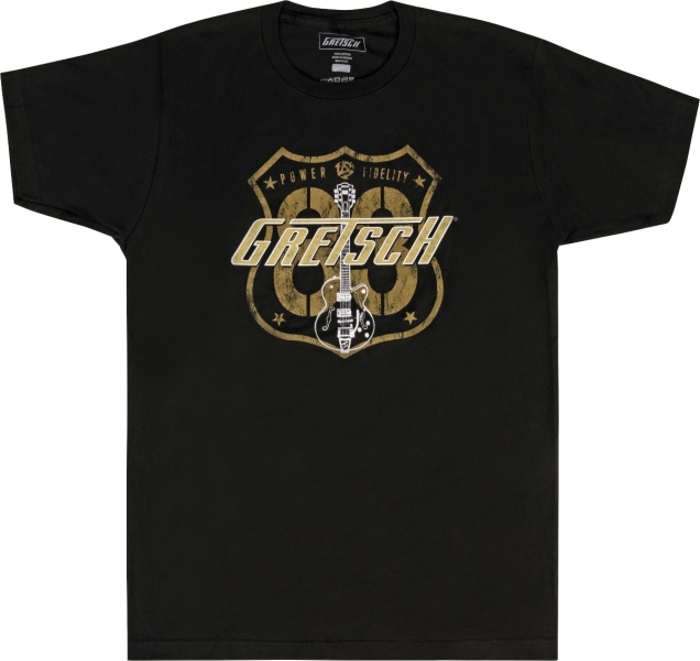 Gretsch Guitars Route 83 T-Shirt Black Medium