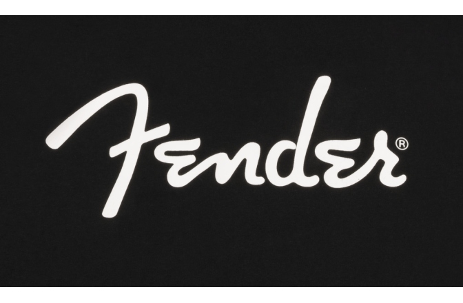 Tricou mânecă lungă Fender Spaghetti Logo Long-Sleeve T-shirt, Black, M