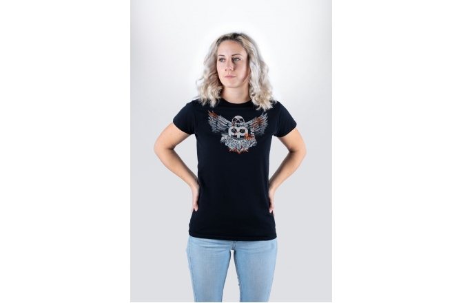 Tricou Meinl Black T-Shirt With Imprinted White Jawbreaker Logo On Chest - Girlie XL