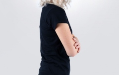 Tricou Meinl Black T-Shirt With Imprinted White Jawbreaker Logo On Chest - Girlie XL