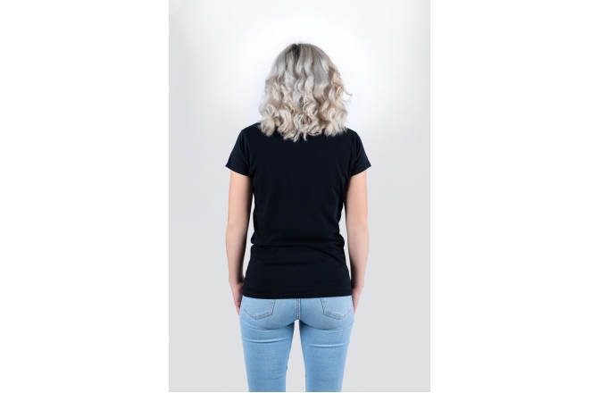 Tricou Meinl Black T-Shirt With Imprinted White Jawbreaker Logo On Chest - Girlie XL