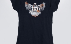 Tricou Meinl Black T-Shirt With Imprinted White Jawbreaker Logo On Chest - Girlie XL