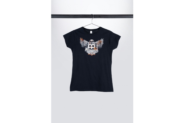Black T-Shirt With Imprinted White Jawbreaker Logo On Chest - Girlie XL Black T-Shirt With Imprinted White Jawbreaker Logo On Chest - Girlie XL