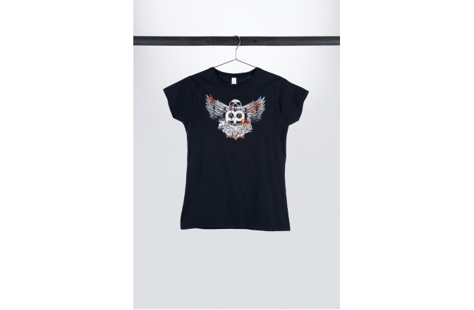 Tricou Meinl Black T-Shirt With Imprinted White Jawbreaker Logo On Chest - Girlie XL