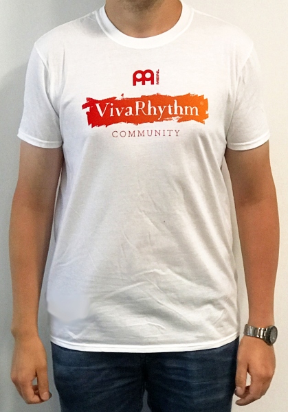 Meinl VivaRhythm t-shirt - white