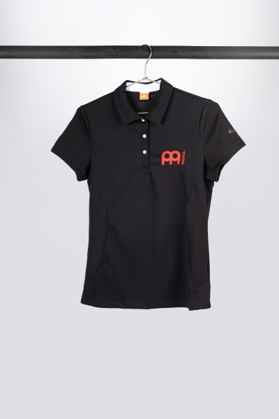 Meinl Woman Polo-Shirt Schwarz Mit Rotem Meinl Logo M