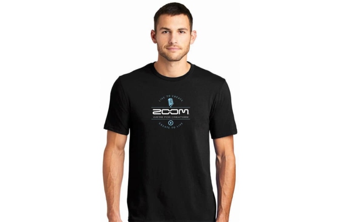 Tricou Zoom T-Shirt Live to Create Black Size XL