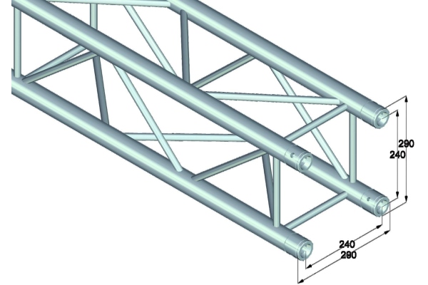 Alutruss QUADLOCK 6082-2500