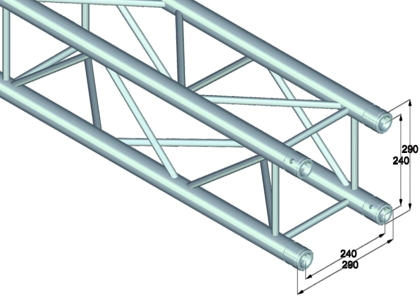 Alutruss QUADLOCK 6082-2500