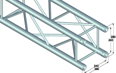 Truss Alutruss QUADLOCK 6082-4000