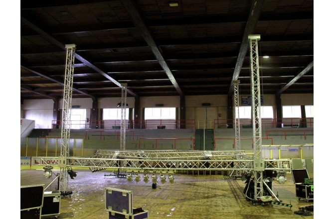 Truss Alutruss QUADLOCK TQ390-500 4-Way Cross Beam