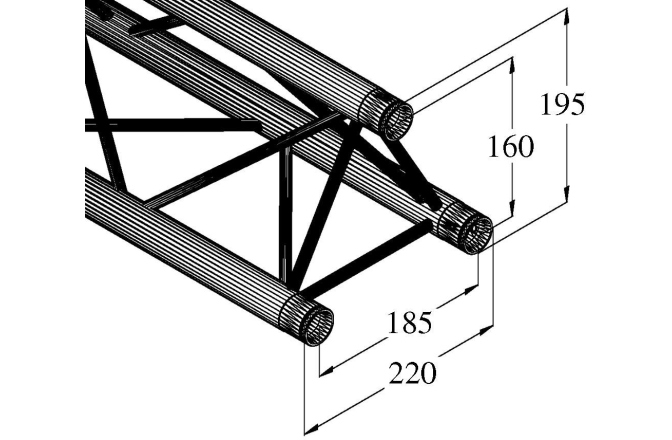 Truss deco Alutruss Decolock DQ3-3000
