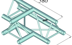 Truss deco Alutruss DECOLOCK DQ3-SPAT36 3-Way T-Piece 90° bk