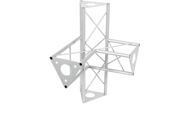 Decotruss SAC-44 corner 4-way r+h silver