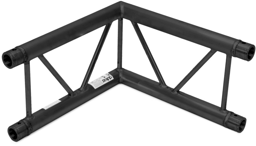 Alutruss BILOCK BQ2-SPAC21V 2-way Corner 90° bk