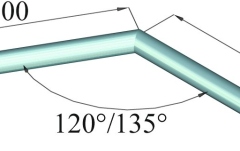 Truss într-un punct Alutruss DECOLOCK DQ1-SC23 2-Way Corner 135° bk