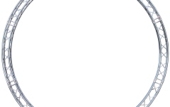 Truss quad tubular Alutruss QUADLOCK 6082 Element f.Circle 5m in.45°