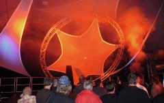 Truss quad tubular Alutruss QUADLOCK 6082 Element f.Circle 5m in.45°