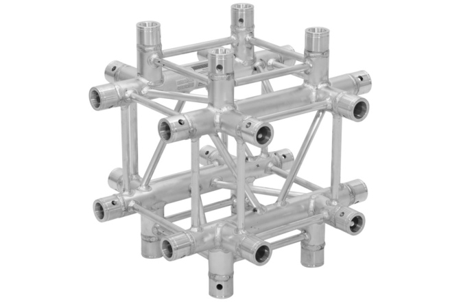 Truss quad tubular Alutruss QUADLOCK 6082C-61(50) 6-Way Cross Piece