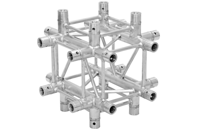 Truss quad tubular Alutruss QUADLOCK 6082C-61(50) 6-Way Cross Piece