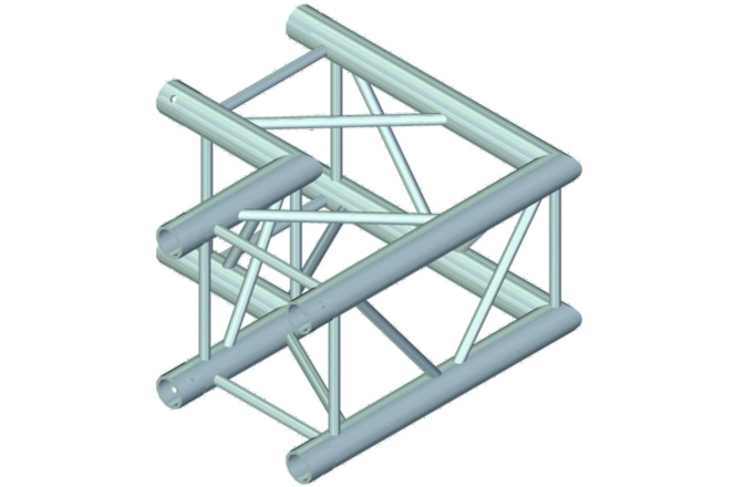 Truss quad tubular Alutruss QUADLOCK QL-ET34 C-21 2-way-corner 90°