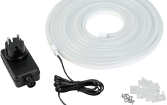 Tub de lumină flexibil cu 600 LED-uri, albastru Eurolite LED Neon Flex 24V 5m blue Set