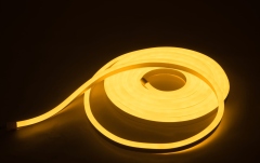 Tub de lumină flexibil cu 600 LED-uri, galben Eurolite LED Neon Flex 24V 5m yellow Set