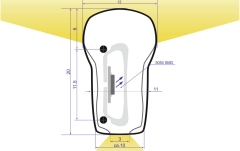 Tub flexibil cu LED-uri Neon verde Eurolite LED Neon Flex 230V Slim green 100cm