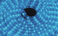 Tub flexibil pentru iluminat decorativ Eurolite RUBBERLIGHT LED RL1-230V blue 44m