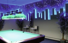 Tub flexibil pentru iluminat decorativ Eurolite RUBBERLIGHT LED RL1-230V blue 9m