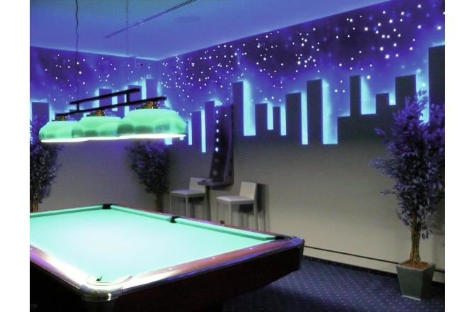 Tub flexibil pentru iluminat decorativ Eurolite RUBBERLIGHT LED RL1-230V blue 9m