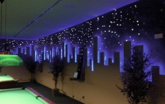 Tub flexibil pentru iluminat decorativ Eurolite RUBBERLIGHT LED RL1-230V blue 9m