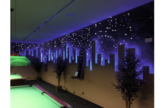 Tub flexibil pentru iluminat decorativ Eurolite RUBBERLIGHT LED RL1-230V blue 9m