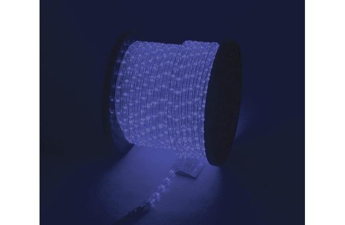 Tub flexibil pentru iluminat decorativ Eurolite RUBBERLIGHT RL1-230V blue 44m