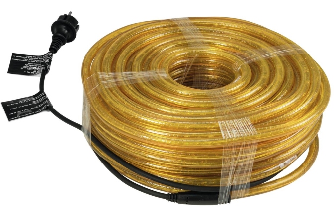 Tub flexibil pentru iluminat decorativ Eurolite RUBBERLIGHT RL1-230V orange 44m